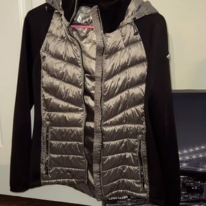 Calvin Klein grey Jacket with hoodie